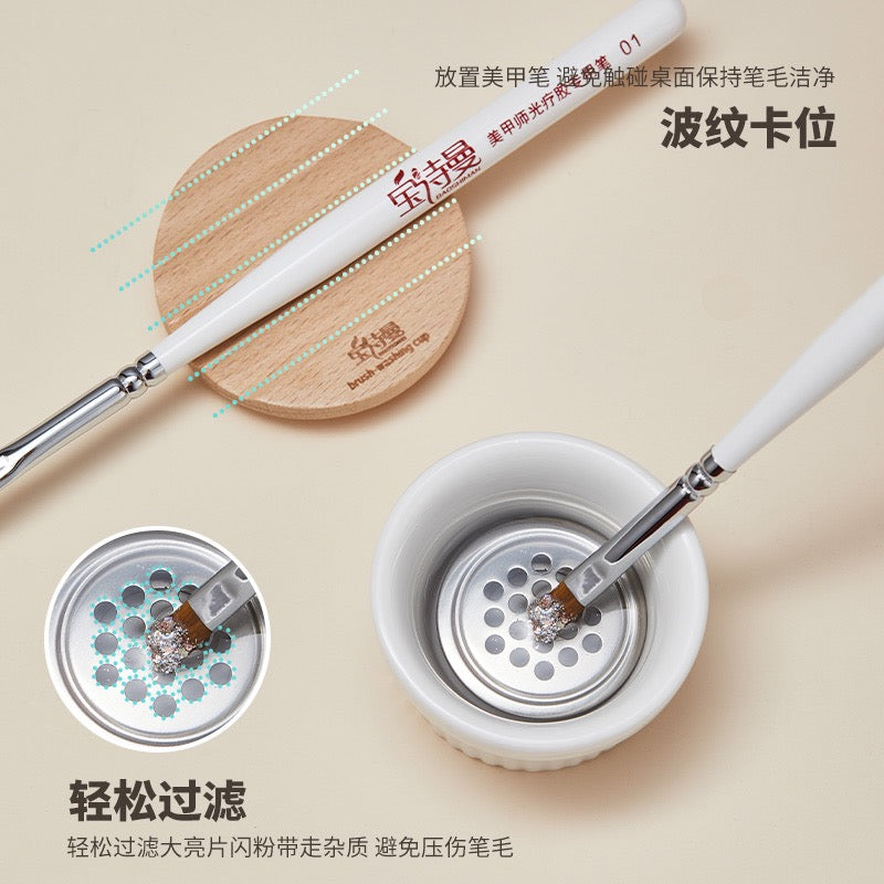 【Youth Rose น้ำยาล้างแปรงทำเล็บ กลิ่นกุหลาบ 50ml】✨ ทำความสะอาดแปรงภายใน 5 วินาที ✨ สูตรอ่อนโยน ไม่ทำลายขนแปรง ✨ กลิ่นกุหลาบหอมละมุน ถ้วยล้างแปรงแก้ว/ถ้วยล้างแปรงเซรามิก