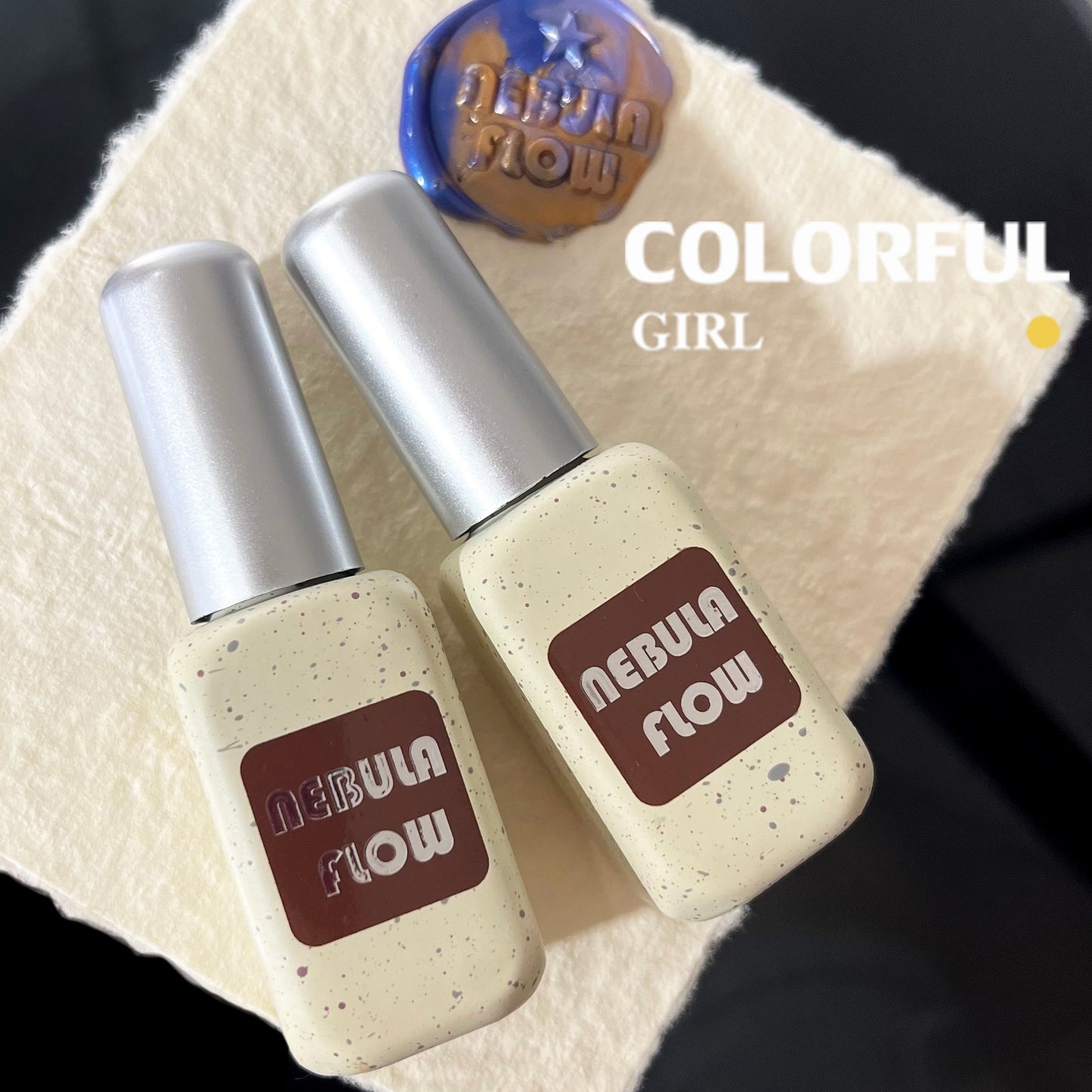【พร้อมส่ง】NF-017|24สี แบบแยกขวด สีกากเพชร+เลเซอร์แฟลช NebulNFlow｜สีเจล สีเล็บเจล วิบวับ สวยมาก ต้องอบ