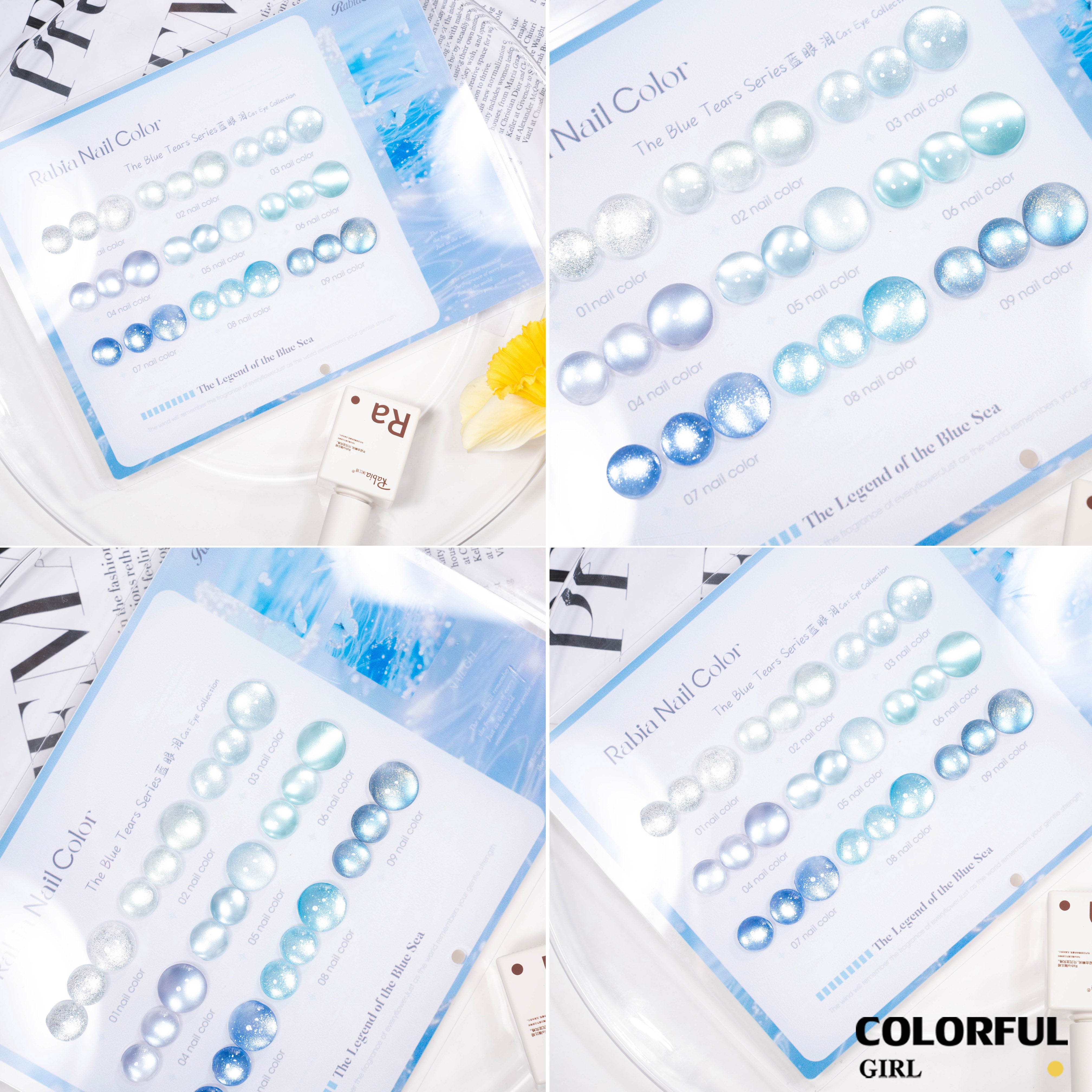 【พร้อมส่ง】Rabia  สีเจลแคทอาย 9 สี ✨｜เซ็ตใหม่ โทนสีสวยละมุน｜เอฟเฟกต์ประกายแสงเล่นมิติ｜แสงวิบวับดุจประกายดาว｜แถมชาร์ทสีพร้อมโชว์สีสวย ๆ｜ทามาให้แล้ว พร้อมใช้งาน 💅