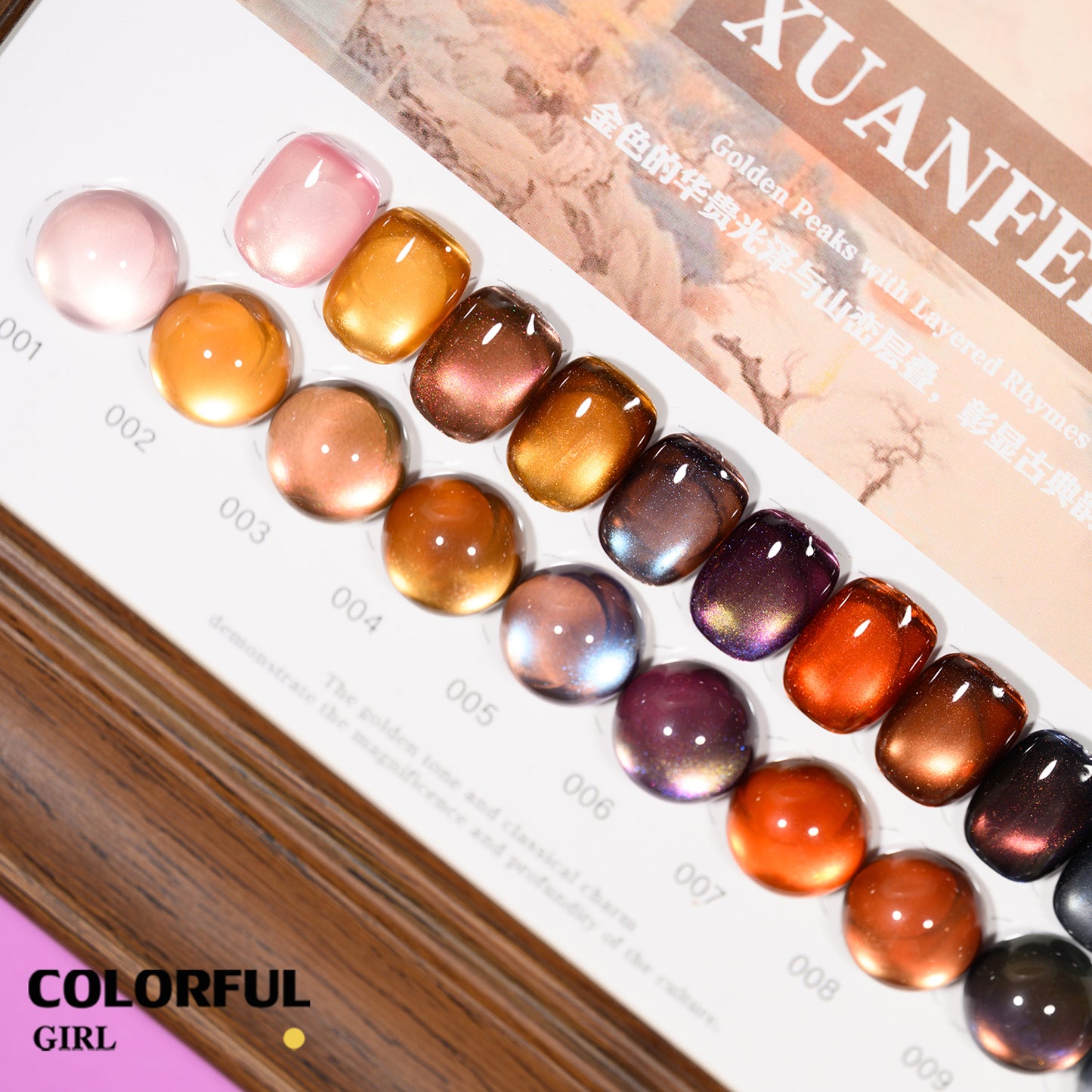XUANFEIER 10 สีเจลแคทอาย เงาสวยแบบอัญมณี แถมฟรีชาร์จสี