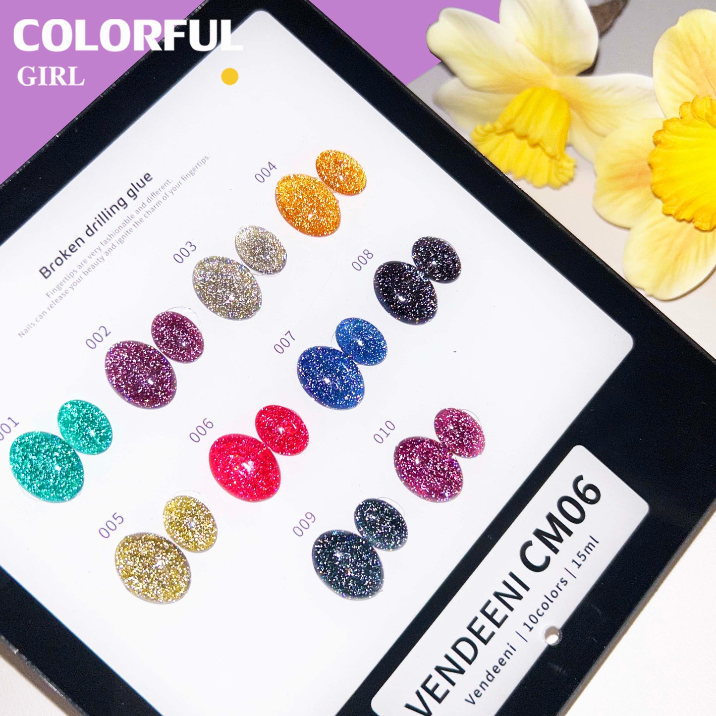 【พร้อมส่ง】Vedenni   CM6  สีเจลแฟลช10สี แถม ชาร์ทสี(Vedenni) 10 สีผมธรรมชาติสำเร็จค่ะ แฟลชใหม่ล่าสุด แถมชาร์ทสำเร็จ