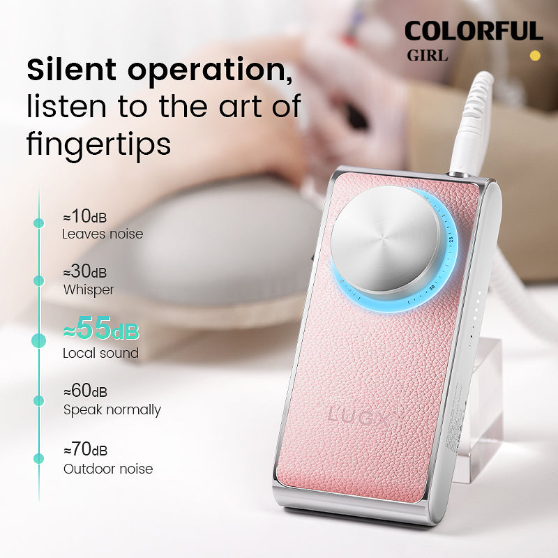 L'UGX เครื่องเจียร์เล็บ LG-902 LUGX มี 4 สีให้เลือก 30,000 rpm 24w เครื่องเจียแบบพกพา ชาร์จไฟได้