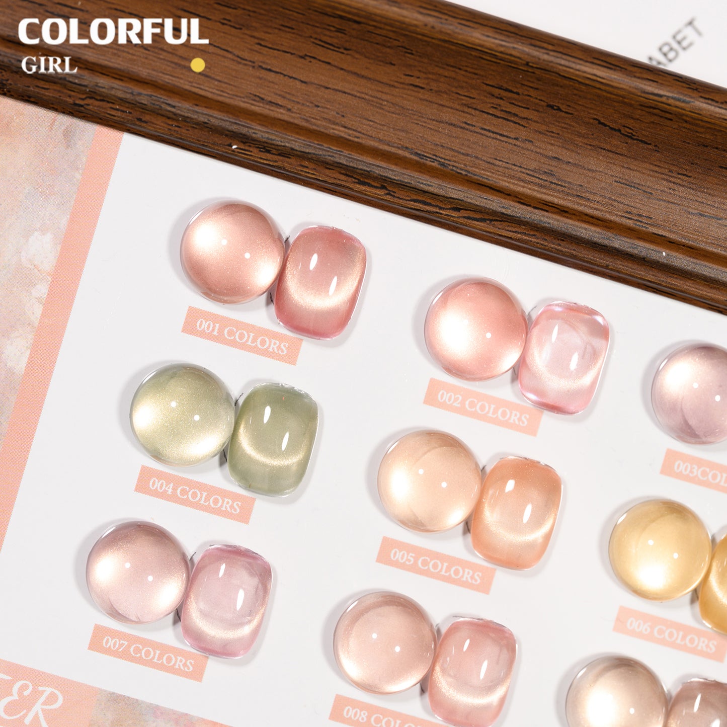 XUANFEIER  9 สี สีเจลแคทอายเนื้อซาติน กดอกไม้ไข่มุก | ฟรีชาร์ทสี