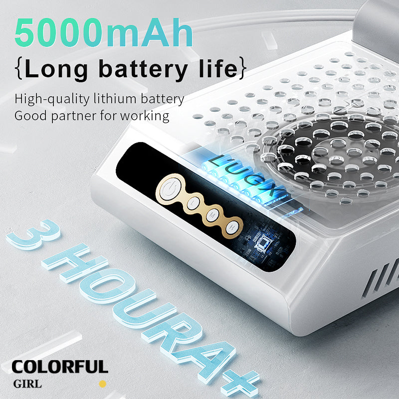 LUGX(LG618S) รุ่นอัปเกรด  เครื่องดูดฝุ่นไร้สาย มีเเบตเตอรี่ 5000 mAh 4000 RPM ใช้พัดลมเทอร์โบแบบไร้แปรงถ่าน ทนทานและมีประสิทธิภาพสูง ✅ ของเเท้100% ✅