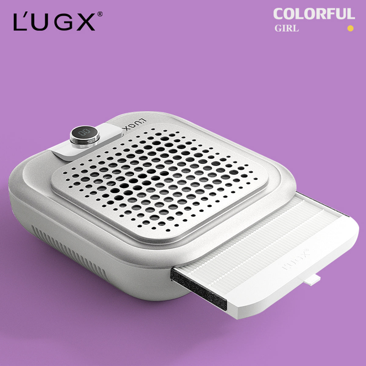 LUGX LG621 เครื่องดูดฝุ่นเล็บ รุ่นใหม่ล่าสุด ปรับความแรง10ระดับ ฟรีแปรงปัดฝุ่น และแผ่นกรอง (ไม่มีแบต)   ✅ ของเเท้100% ✅