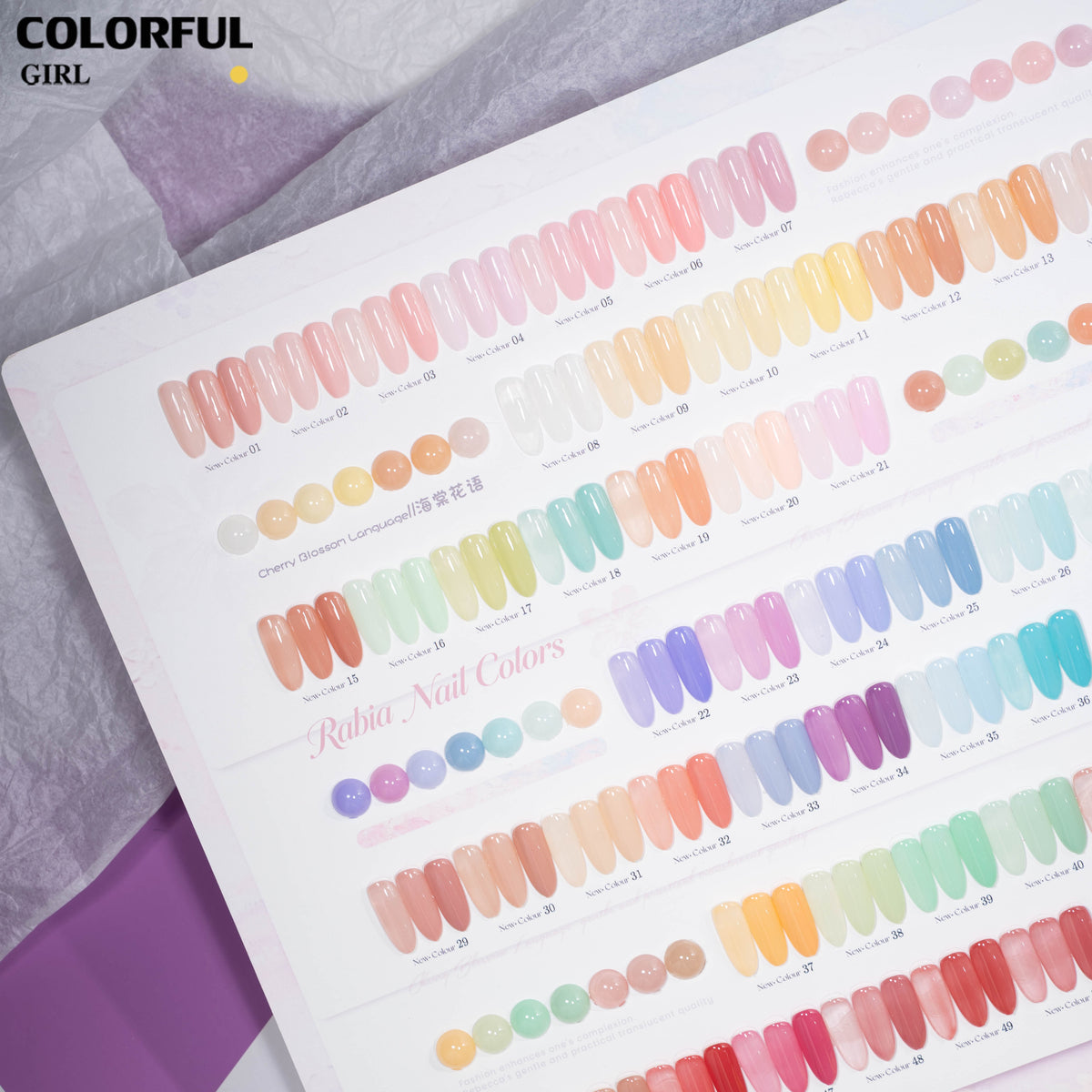 พร้อมส่ง มาใหม่ สีเจลไซรัป Rabia 50 สี เนื้อเจลใสฉ่ำ สีสวยโปร่งแสง ทาได้เพ้นท์ได้ เม็ดสีสม่ำเสมอ เหมาะสำหรับเปิดร้าน ชุดสีเจลไซรัป สินค้าขายดี พร้อมชาร์ตสีสำเร็จรูป