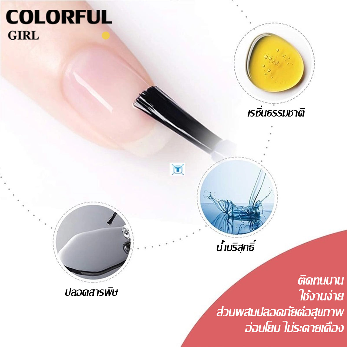 Ezflow Primer ไพรเมอร์ ไล่ความชื้น กันเชื้อรา บำรุงรักษาหน้าเล็บ 14ml