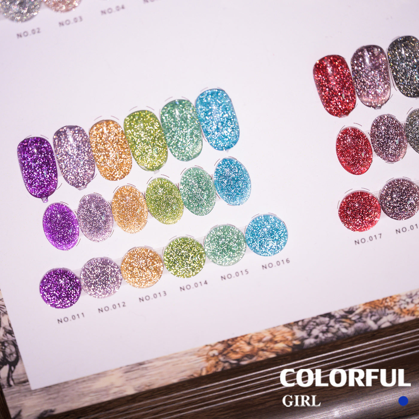 Colorful Girl สีเจลแฟลช 20 สี ✨ เนื้อเจลวิ้งละเอียด สีแน่น เงางาม ติดทนนาน แถมชาร์ทสี