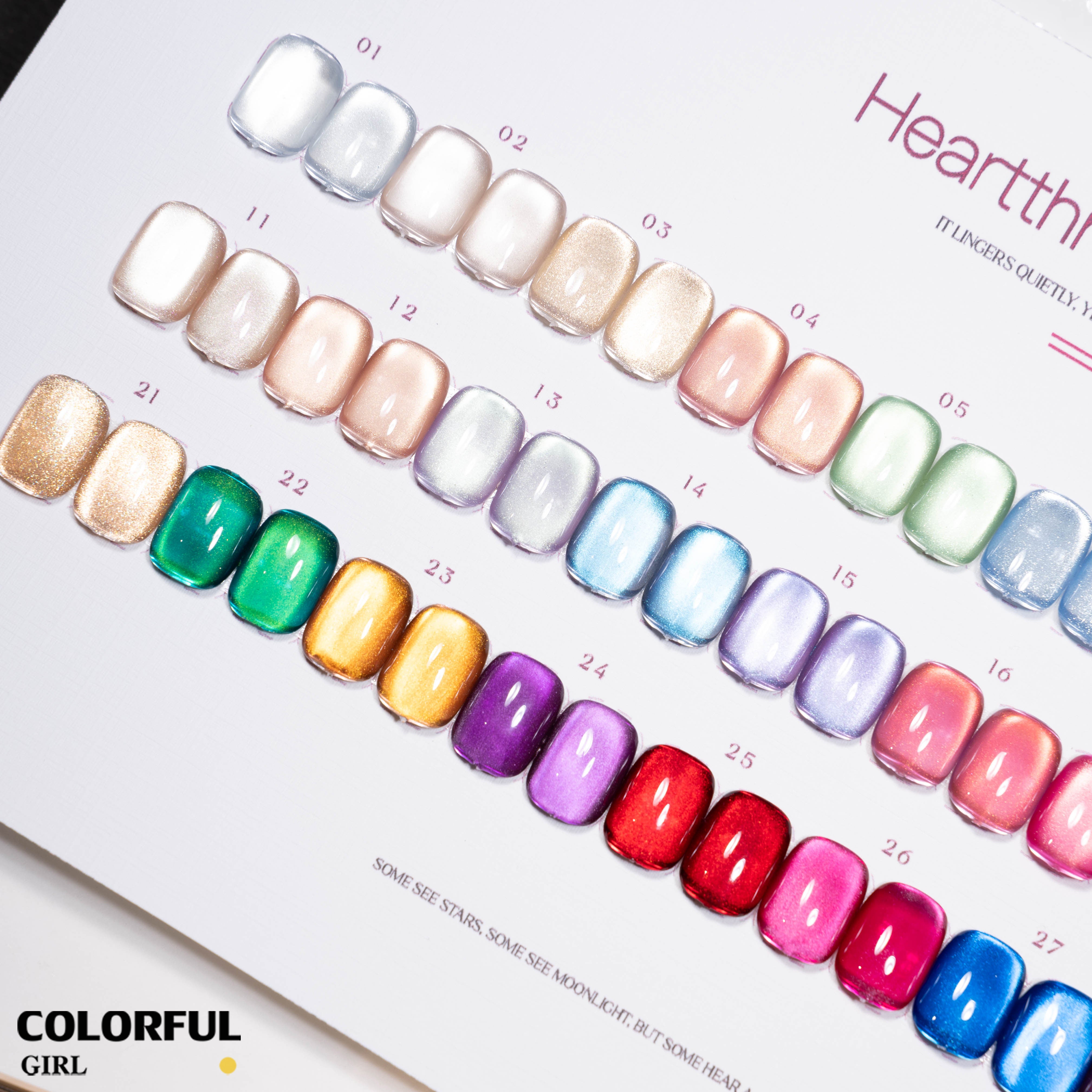 【พร้อมส่ง】แบบแยกขวด Milan Cat Eye สีเจลแคทอาย โทนสีลูกแก้ว เจลทาเล็บ UV/LED 30 สี แยกขวด รหัสสี 01-30 ใช้ร่วมกับแม่เหล็ก
