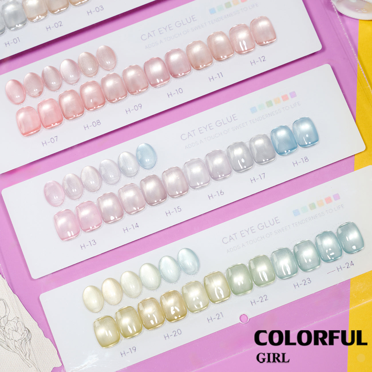 【พร้อมส่ง】สีเจลแคทอาย Xuanfeier24สี  ฟีลแสงจันทร์ละมุนแบบฝัน ๆ ✨ สีลูกแก้ว ฟรีชาร์ทสี Cat eye   แม่เหล็ก เอฟเฟกต์มันเงามาก
