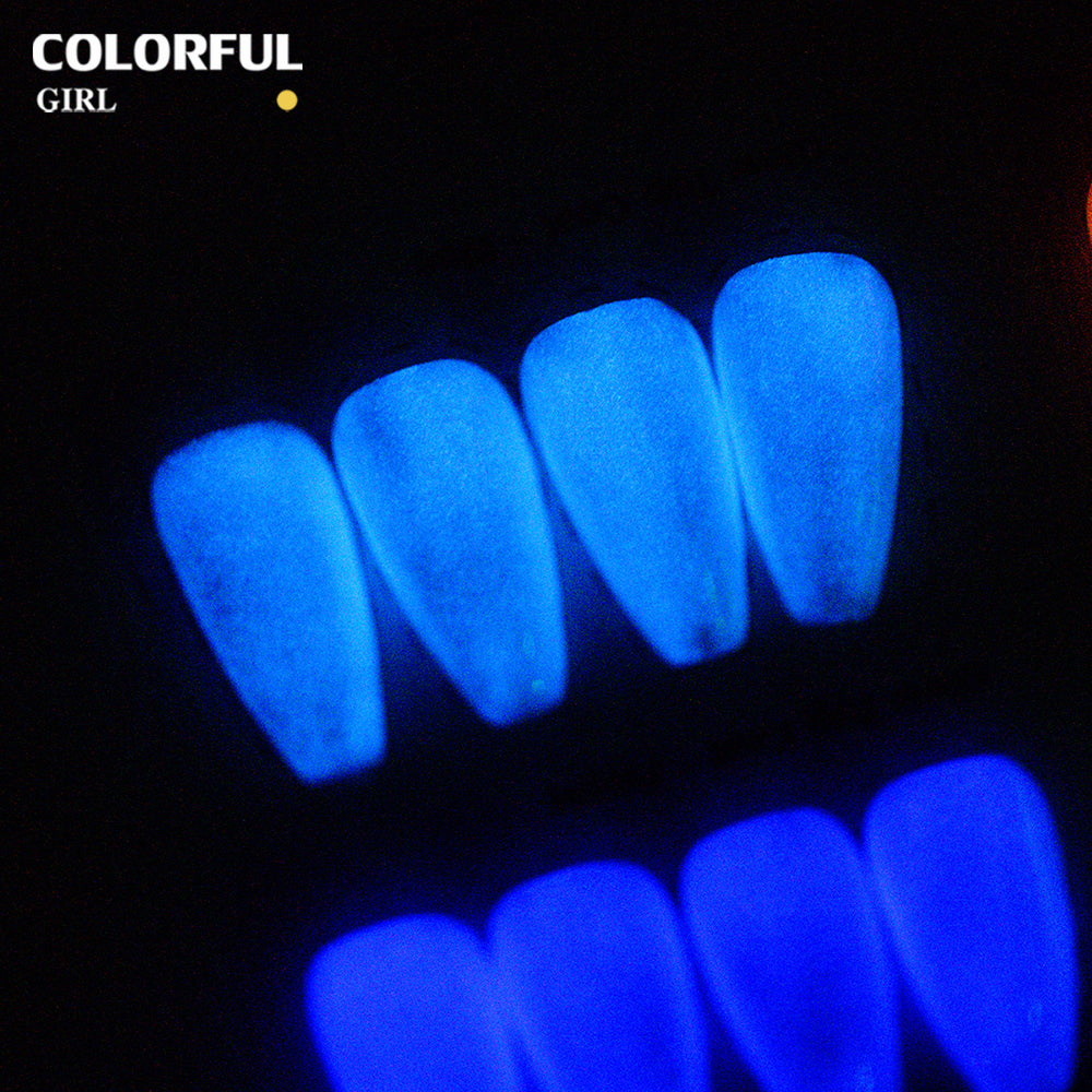 COLORFUL GIRL Top Coat เรืองแสง｜1 ขวดใช้ได้กับทุกสี｜ ขนาด 12 มล. / สีไซรัป