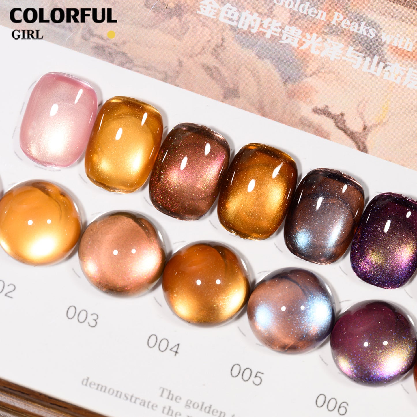 XUANFEIER 10 สีเจลแคทอาย เงาสวยแบบอัญมณี แถมฟรีชาร์จสี