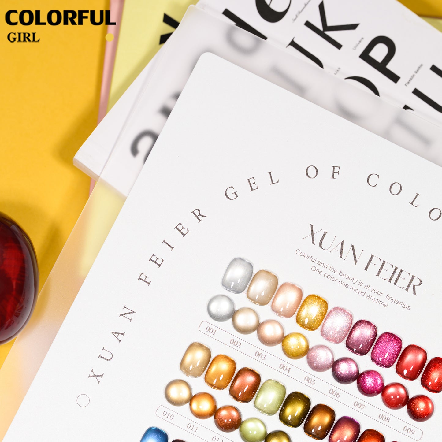 XUANFEIER 36 สี | แคทอาย เนื้อซาติน โทนอำพัน · ฟรีชาร์จสี