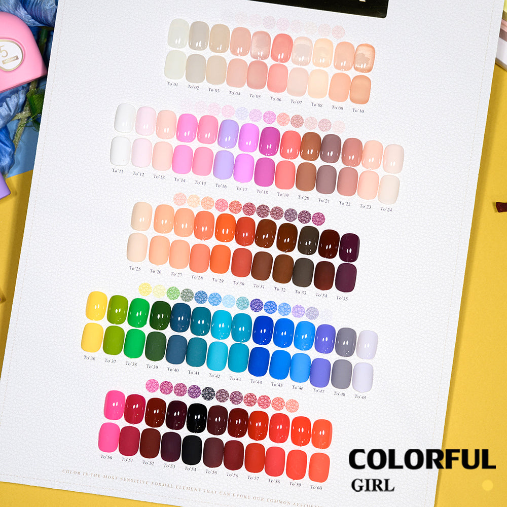 MR Mijiaer 60 สี เซตเจลไซรัป + เจลสีพื้น ครบชุด สำหรับเปิดร้าน แถมฟรีชาร์จสี