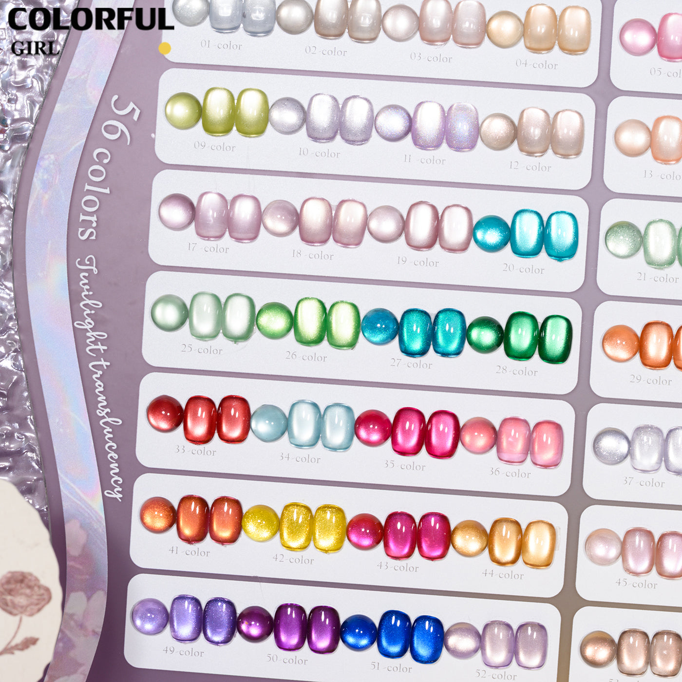 เจลเล็บ MILAN Cat Eye 56 สี | รวมโทนสีครบเซ็ต | นู้ด/สีสด/โฮโลแกรม/โทนเข้ม | เซ็ตเดียวครบทุกสไตล์ เจลตาแมว + สีเจลแคทอายเนื้อซาติน  (ทามาให้แล้ว พร้อมใช้งาน)