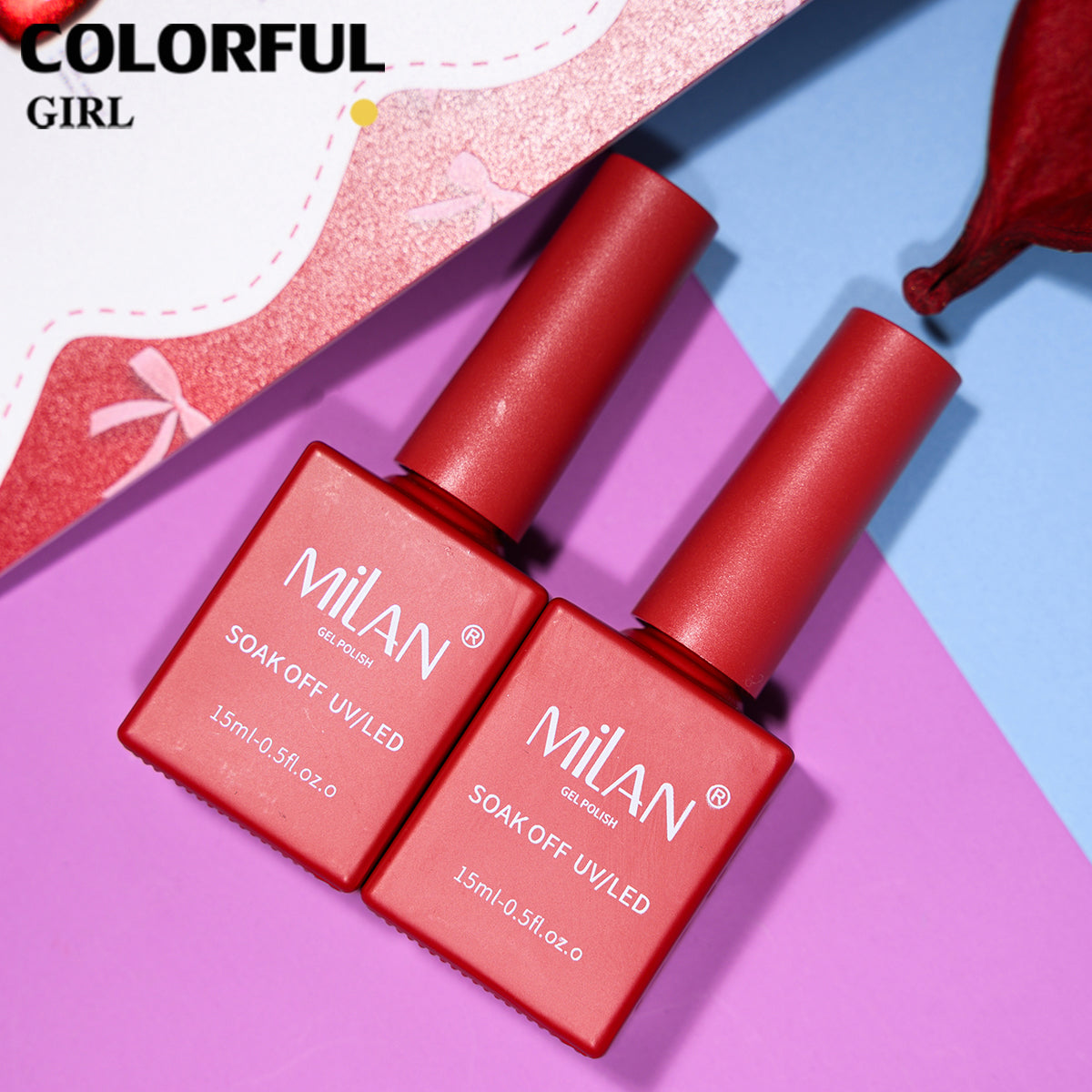 MILAN 12สี รวมแผ่นสีเจลโทนแดงยอดนิยม หลายเฉดสีแดง｜ไวน์แดง / แดงคลาสสิก / แดงนู้ดอมชมพู / แบบกากเพชรละเอียด｜สีเจลแคทอาย /สีเจลแฟลช/สีเจลกลิซเตอร์ ✨ (ทามาให้แล้ว พร้อมใช้งาน)