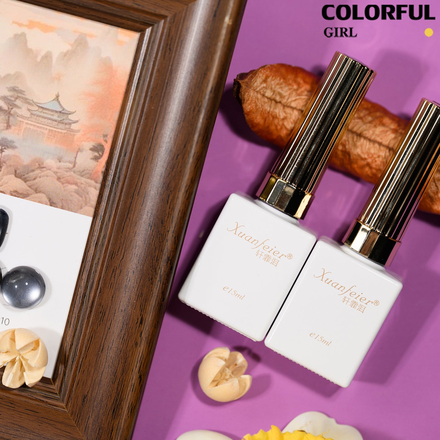 XUANFEIER 10 สีเจลแคทอาย เงาสวยแบบอัญมณี แถมฟรีชาร์จสี