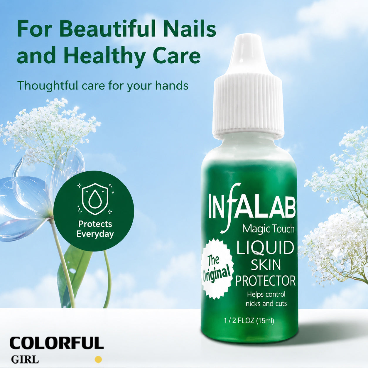 INFA-LAB น้ำยาสำหรับงานทำเล็บ ✨｜ช่วยควบคุมเลือดระหว่างตัดหนังเล็บ｜ใช้กับเล็บขบ / ตัดหนัง / งานทำเล็บ｜ไม่แสบ ใช้งานง่าย｜ของแท้ 100%