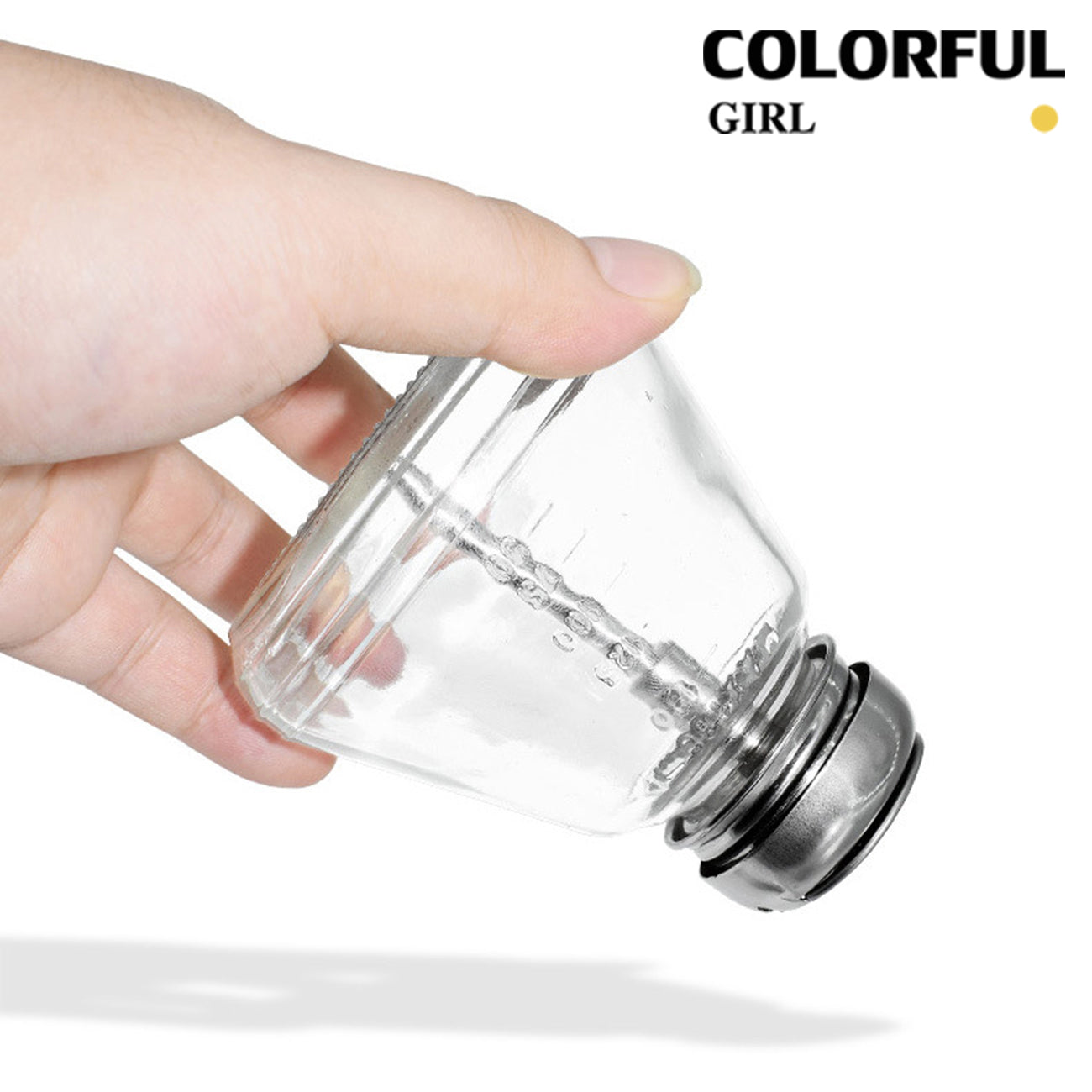 ขวดปั๊มแก้ว 180ml หัวกดสแตนเลส สำหรับน้ำยาล้างเล็บ แอลกอฮอล์ น้ำยาล้างพู่กัน ขวดแบ่งใส่ของเหลว