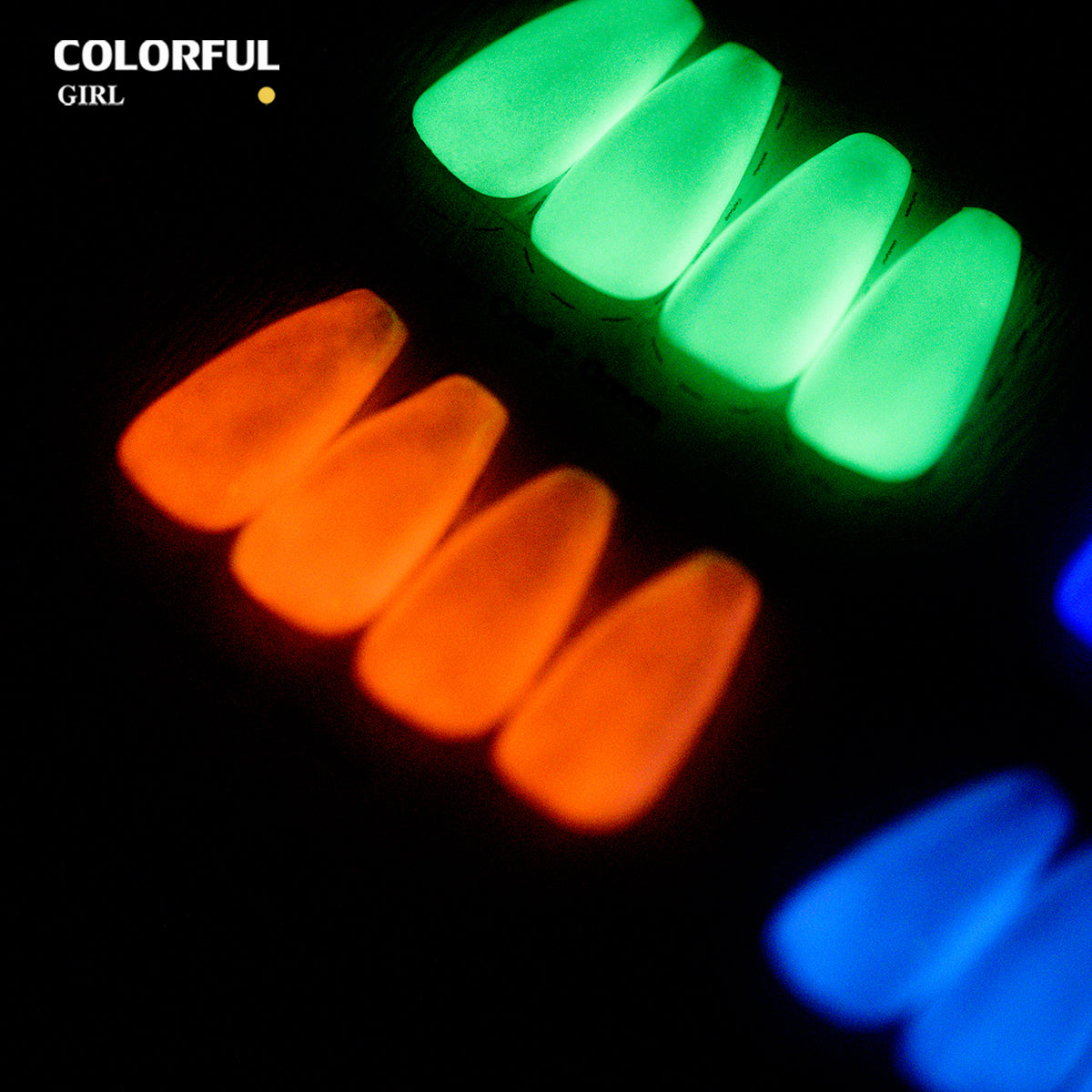 COLORFUL GIRL Top Coat เรืองแสง｜1 ขวดใช้ได้กับทุกสี｜ ขนาด 12 มล. / สีไซรัป