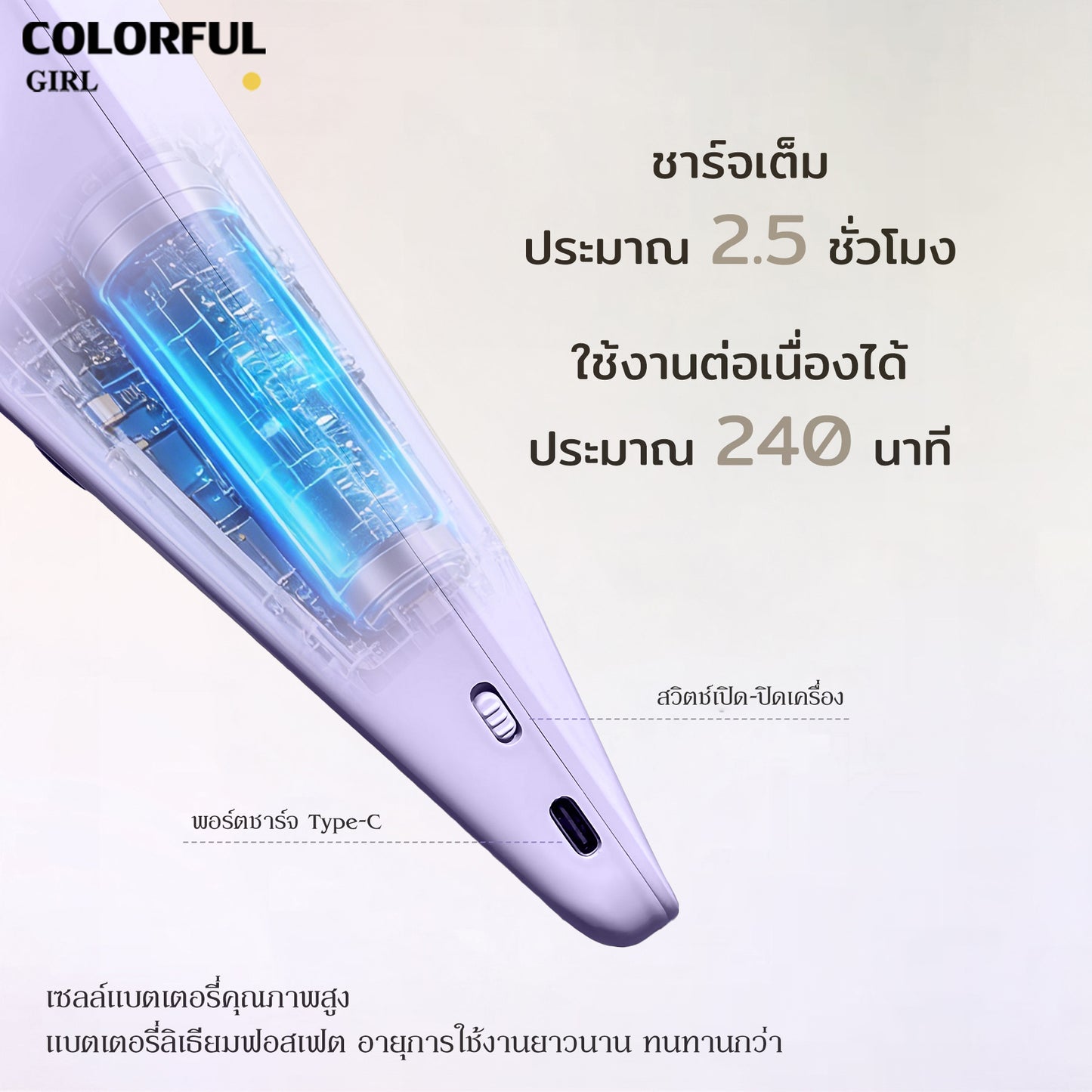 💖MIMOO เครื่องอบเล็บเจลพกพา 8W รุ่น MI-902 UV/LED Nail Lamp แห้งเร็ว 1–20 วินาที ชาร์จ Type-C แบต 2000mAh ใช้งานได้ 240 นาที สำหรับร้านทำเล็บ/ใช้เอง มี 3 สี เหลือง ชมพู ม่วง