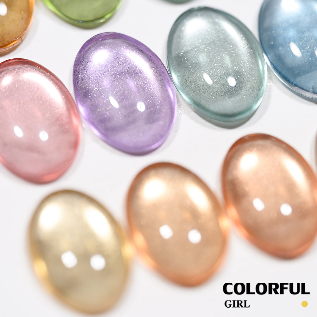 COLORFUL GIRL เซ็ตเจลคริสต์มาส 9 สี  ในเซ็ทสีเจลกากเพชร เจลแฟลช เจลแคทอาย เจลกลิตเตอร์ เนื้อซาติน  แถมฟรีชาร์ทสี