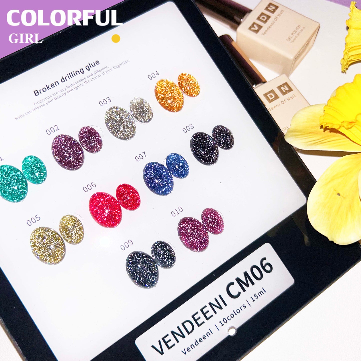 【พร้อมส่ง】Vedenni   CM6  สีเจลแฟลช10สี แถม ชาร์ทสี(Vedenni) 10 สีผมธรรมชาติสำเร็จค่ะ แฟลชใหม่ล่าสุด แถมชาร์ทสำเร็จ