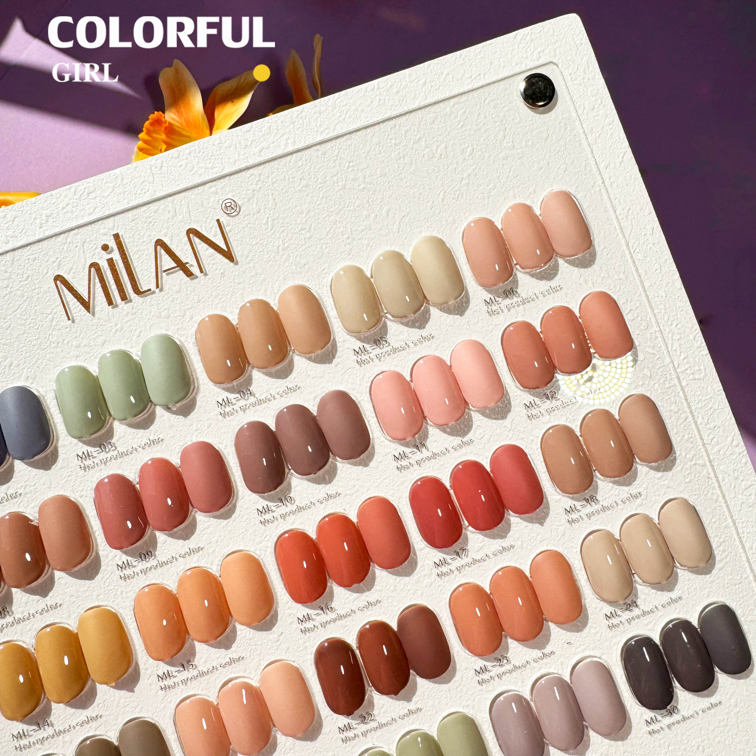【พร้อมส่ง】 สีทาเล็บเจล （MILAN 30สี) สีเจล Moranti30สี Macaron+แถมชาทสีฟร