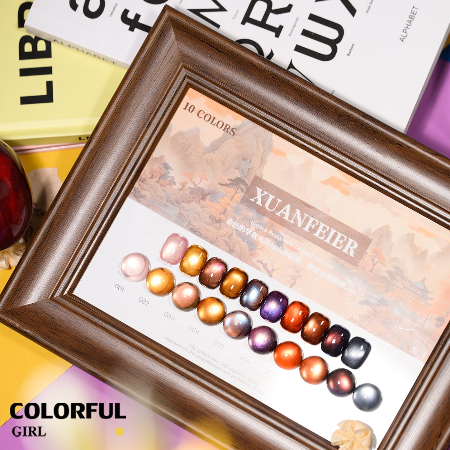 XUANFEIER 10 สีเจลแคทอาย เงาสวยแบบอัญมณี แถมฟรีชาร์จสี