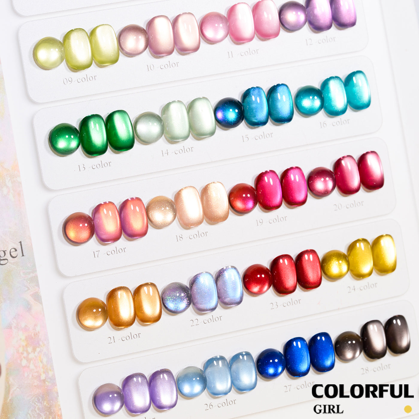 เจลเล็บ MILAN Cat Eye 28 สี | เจลแม่เหล็กตาแมว เนื้อซาติน | สีชัด ติดทนนาน | สร้างเอฟเฟกต์แสงได้ทันที | สำหรับงานเล็บมืออาชีพ (พร้อมใช้งาน)
