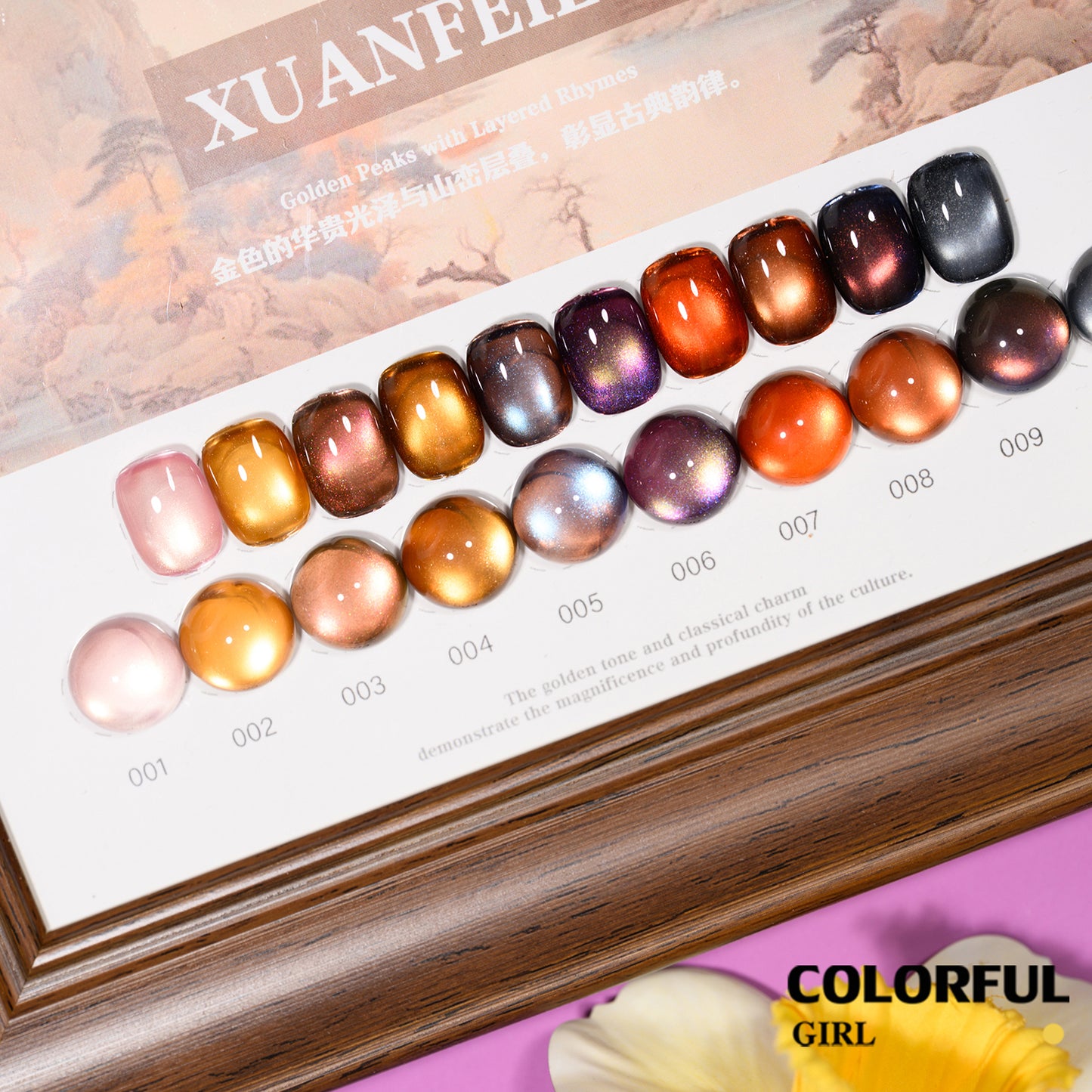 XUANFEIER 10 สีเจลแคทอาย เงาสวยแบบอัญมณี แถมฟรีชาร์จสี