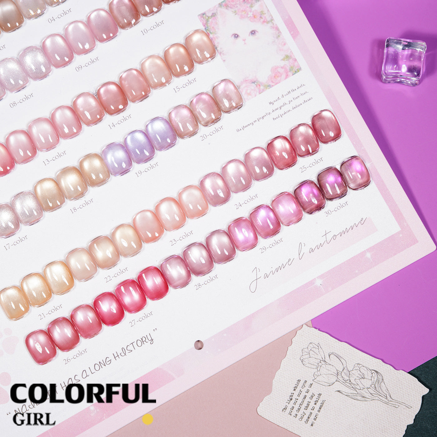 เจลเล็บ XUANFEIER Cat Eye 30 สี | เจลตาแมว + สีเจลแคทอายเนื้อซาติน  โทนนู้ดชมพู/พีช | เนื้อซาติน เล่นแสงละมุน | ขับผิว ดูดีทุกวัน ใช้ได้ทุกโอกาส (พร้อมใช้งาน) ✨