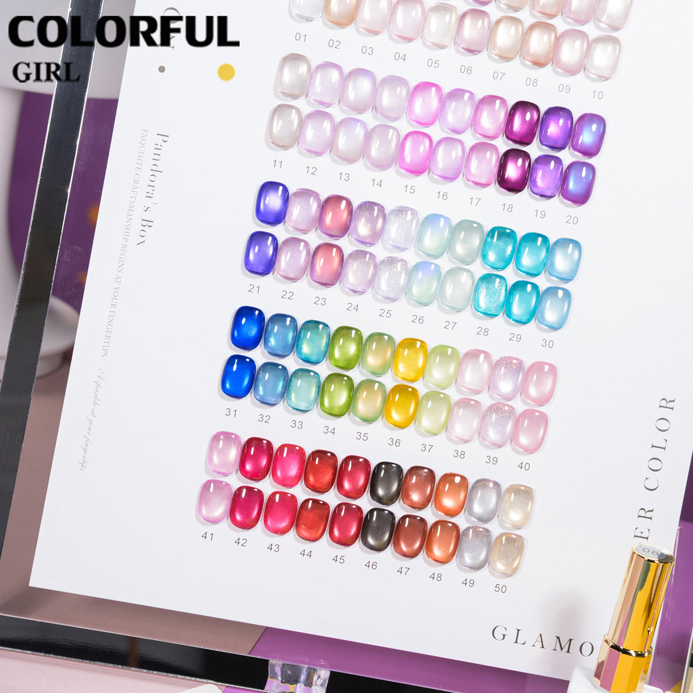 เจลเล็บ MILAN Cat Eye 50 สี | รวมโทนสีครบเซ็ต | นู้ด/สีสด/โฮโลแกรม/โทนเข้ม | เซ็ตเดียวครบทุกสไตล์ เจลตาแมว + สีเจลแคทอายเนื้อซาติน  (ทามาให้แล้ว พร้อมใช้งาน)