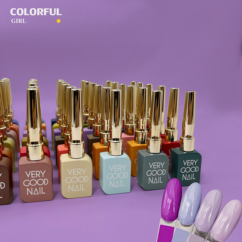สีพื้น very good 60 สี ฟรีชาร์ท เบส และท๊อป  ขนาด 15ml./ขวด