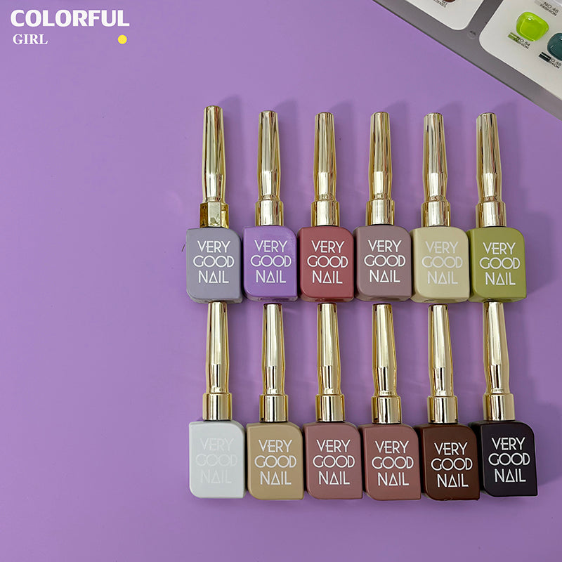 สีพื้น very good 60 สี ฟรีชาร์ท เบส และท๊อป  ขนาด 15ml./ขวด