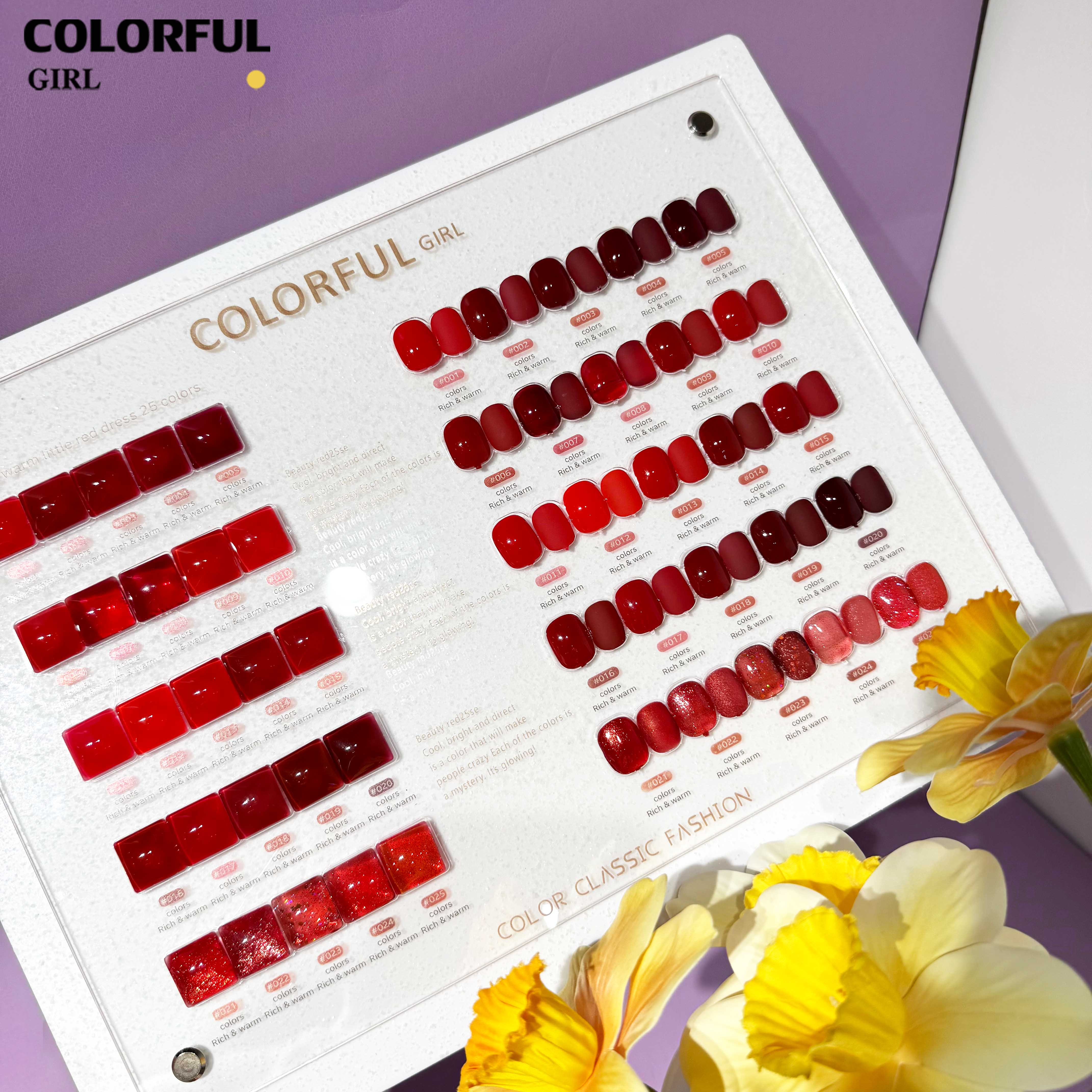 【พร้อมส่ง】สีทาเล็บเจล COLORFUL GIRL 25 สี✨ เจลทาเล็บแฟชั่น / สีเจลสีพื้น / แฟลช / ไซรัป / กลิตเตอร์ ครบในแบรนด์เดียว