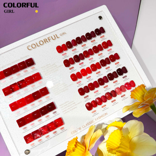 【พร้อมส่ง】สีทาเล็บเจล COLORFUL GIRL 25 สี✨ เจลทาเล็บแฟชั่น / สีเจลสีพื้น / แฟลช / ไซรัป / กลิตเตอร์ ครบในแบรนด์เดียว