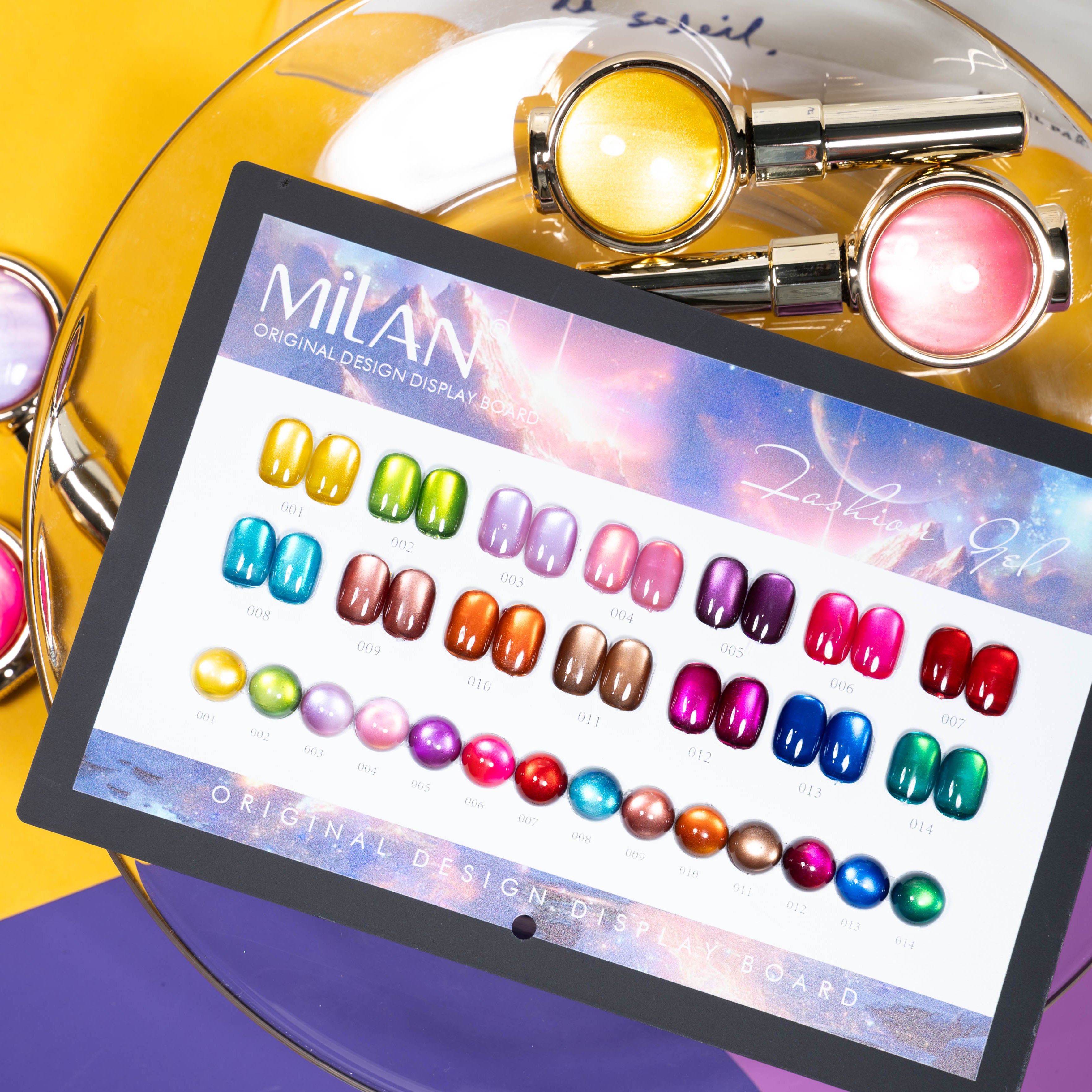 เจลเล็บ MILAN Cat Eye 18 สี | เจลแม่เหล็กตาแมว เนื้อซาติน | สีชัด ติดทนนาน | สร้างเอฟเฟกต์แสงได้ทันที | สำหรับงานเล็บมืออาชีพ (พร้อมใช้งาน) ขับผิว ดูดีทุกวัน ใช้ได้ทุกโอกาส (พร้อมใช้งาน) ✨