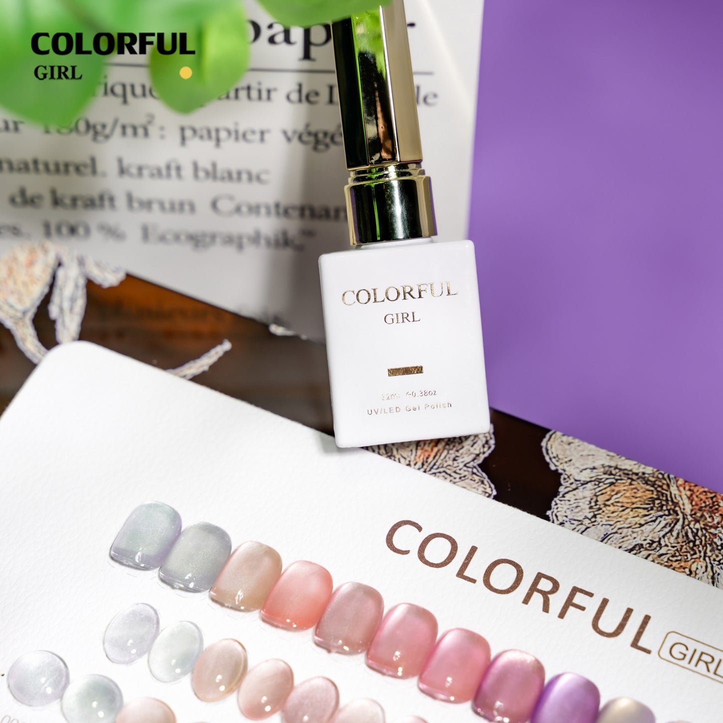 COLORFUL GIRL 60 สี ✨ สีเจลแคทอายเนื้อซาติน + สีเจลแคทอายลูกแก้ว  สีสวยแน่นชัด ติดทนนาน ฟรีชาร์ทสี