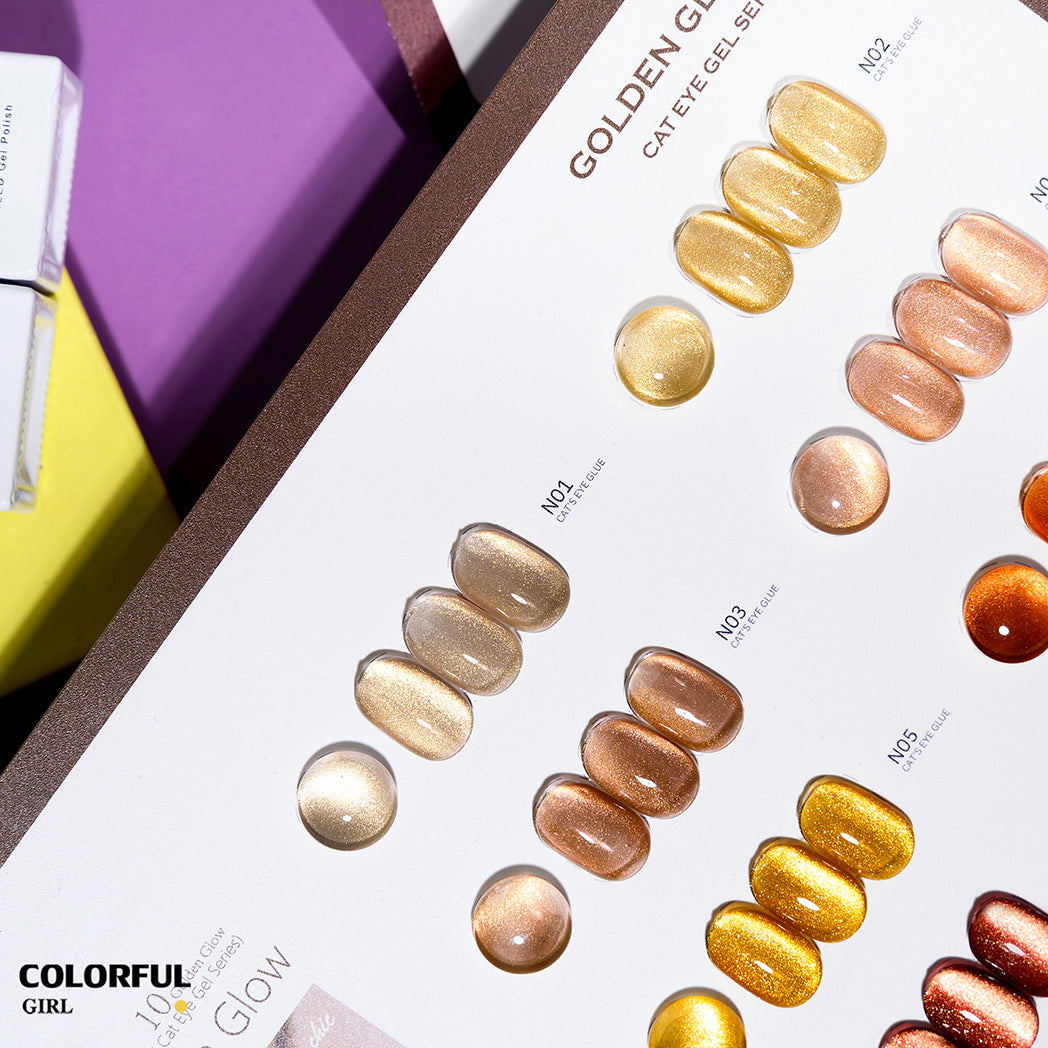 💅 Colorful Girl สีเจลแคทอายเนื้อซาติน เจลแคทอาย 10 สี✨โทนน้ำตาลละมุน ดูสุภาพและขับผิวให้สว่าง☕โทนแดงสดใส หรูหรา แวววาวโดดเด่น💋แม่เหล็กวิ้งละเอียด เงางามหลายมิติ  แถมฟรีชาร์ต
