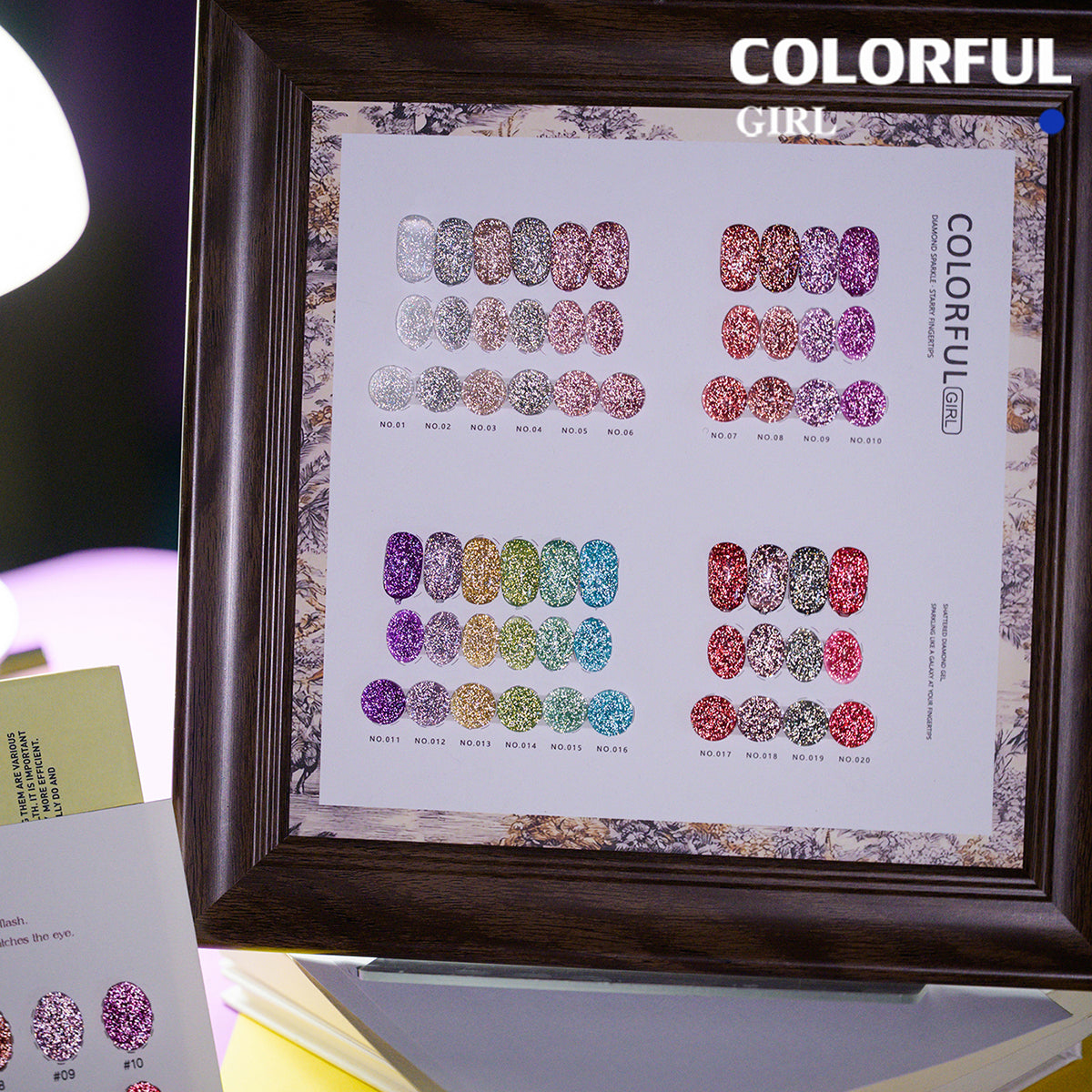 Colorful Girl สีเจลแฟลช 20 สี ✨ เนื้อเจลวิ้งละเอียด สีแน่น เงางาม ติดทนนาน แถมชาร์ทสี