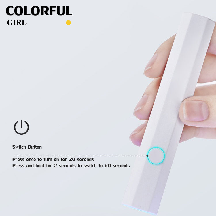 ไฟฉายล็อคอะไหล่ ใช้ล็อคสีเจล ใช้ต่อเล็บ แห้งไว  ชาร์ตไฟUSB ไฟฉาย LED ไร้สาย