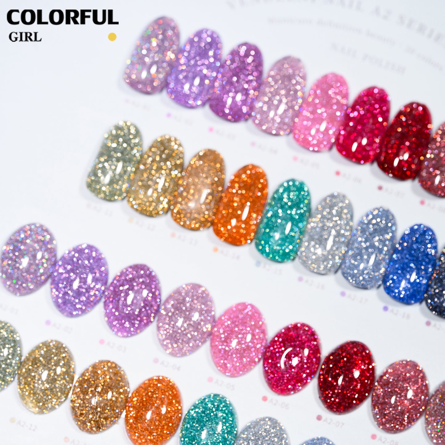 【พร้อมส่ง】สีเจลแฟลช   สเปกตรัมแห่งประกายแสง · Vendeeni A2 Color Chart VENDEENI   สีเจลแฟลช 20สี (《VENDEENI A2》)สีเจลทาเล็บ สี แถม ชาร์ทสี ยาทาเล็บเจล  ชุดสี 20สี + ฟรีชาร์ทสี  ประกายแสงหลากมิติ ที่สะท้อนบนปลายนิ้ว