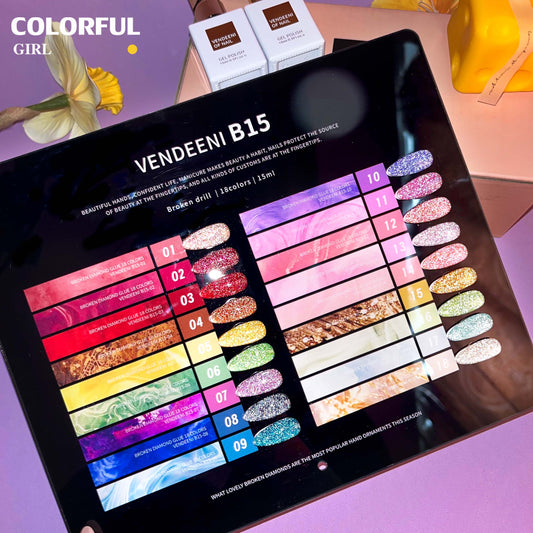 【พร้อมส่ง】Vedenni   B15สี  สีเจลแฟลช18สี แถม ชาร์ทสี(Vedenni) 15 สีผมธรรมชาติสำเร็จค่ะ แฟลชใหม่ล่าสุด แถมชาร์ทสำเร็จ