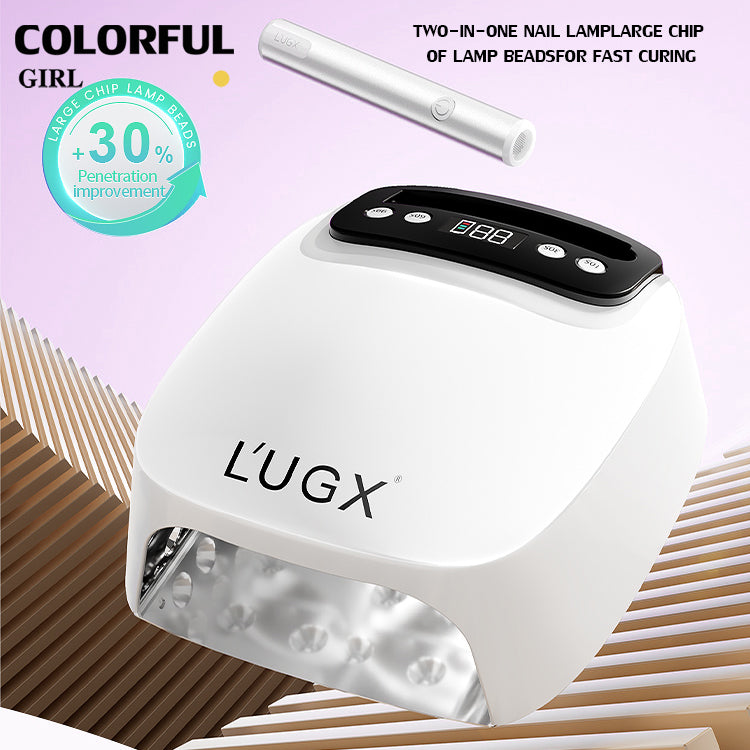 เครื่องอบเล็บสีเจล LUGX LG-801/LG-801S  เครื่องอบเล็บ UV48W โคมไฟแบบถือมือ3W พร้อมไฟล็อตอะไหล่ในตัว มี 2 แบบ ให้เลือกนะคะ รุ่นใหม่