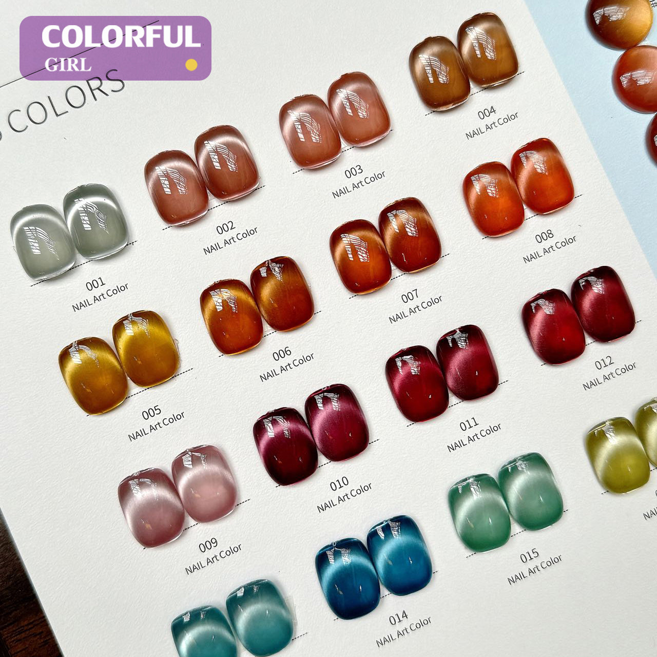 【พร้อมส่ง】SANSU16สี     สีลูกแก้ว ฟรีชาร์ทสี Cat eye   แม่เหล็ก เอฟเฟกต์มันเงามาก  ที่ชาร์จไม้มีสัมผัสที่ดีมาก (แถม ชาร์ทสี ทามาให้แล้ว)
