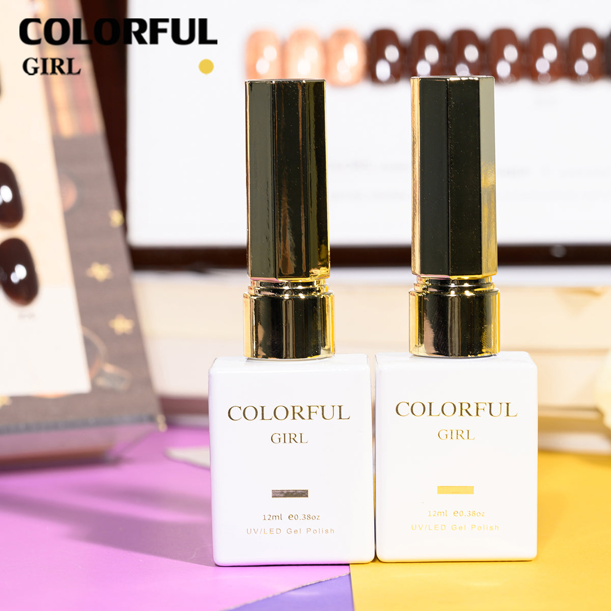 "Colorful Girl โทนสีน้ำตาลนม/มอคค่า ✨ 20 สีครบเซ็ต｜รวมหลายเนื้อเจล (สีพื้น/ไซรัป/แฟลช/แคทอาย) ลุคละมุนหรู ดูเรียบหรูมีสไตล์ 💖 (แถมชาร์ทสี พร้อมใช้งาน)"