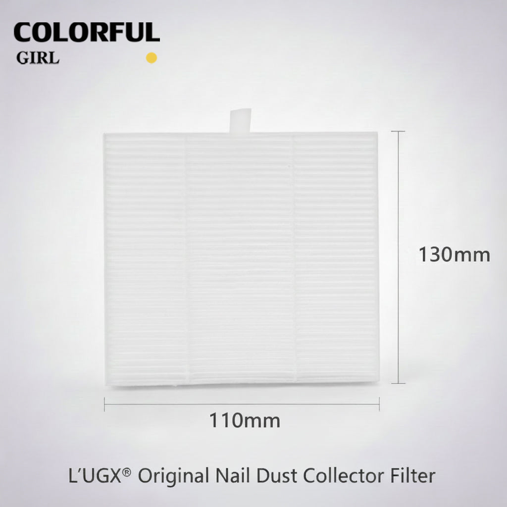L’UGX แผ่นกรองฝุ่นแท้  สำหรับรุ่น LG207S/LG207 เครื่องดูดฝุ่นทำเล็บ แผ่นกรองฝุ่นคุณภาพสูง