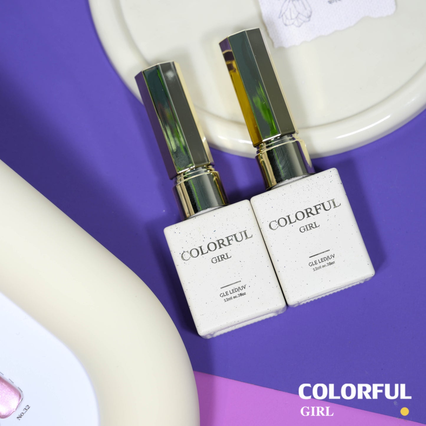 COLORFUL GIRL สีเจลแคทอายเนื้อซาติน + สีเจลแคทอาย 32 สี ✨ ฟีลน้ำใสแบบลูกแก้ว｜เล่นแสงเหมือนดาว｜โทนสีหรูดูแพง (ทามาให้แล้ว พร้อมใช้งาน) 💅