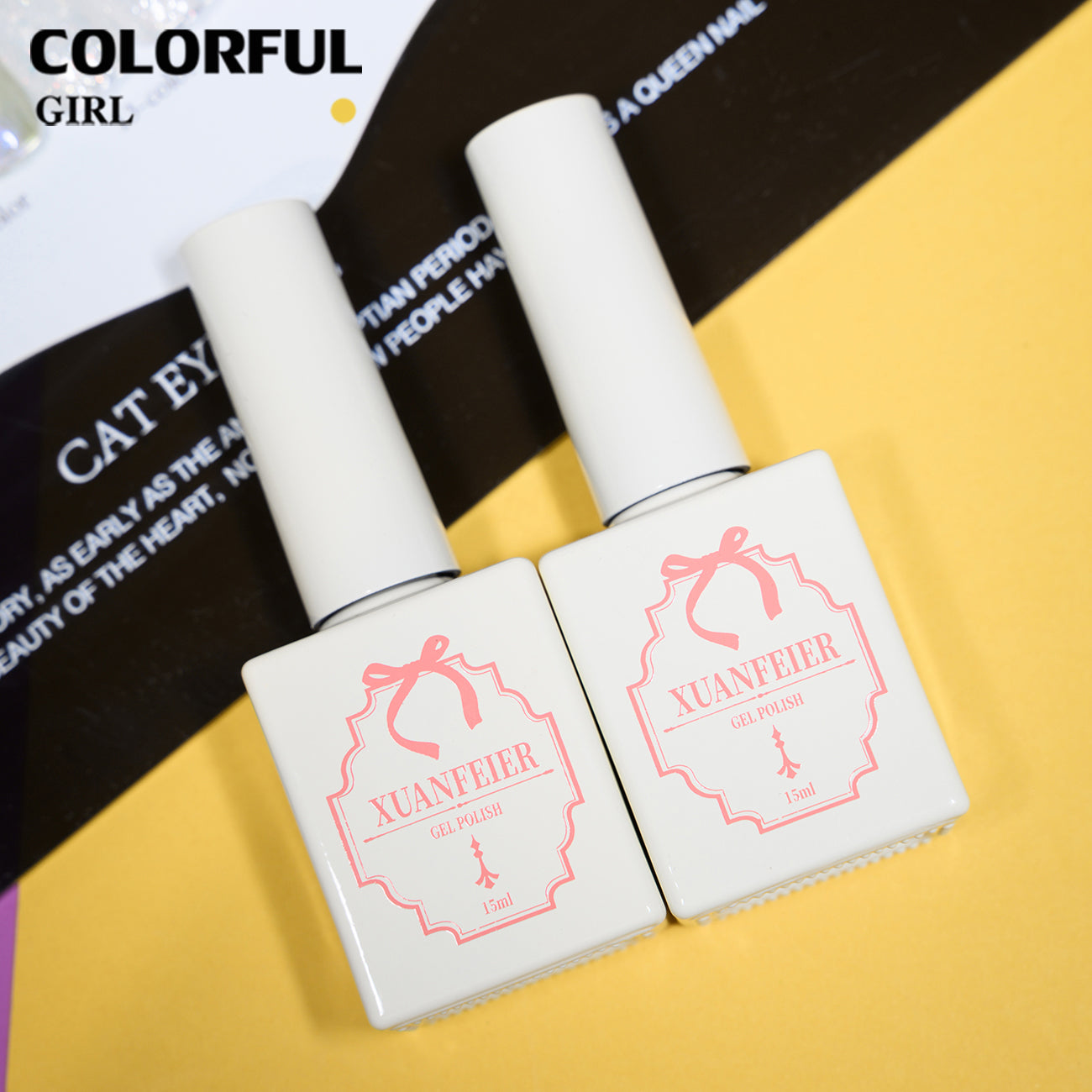 XUANFEIER เจลแคทอายออโรร่าลูกกวาด 15 สี + สีเจลกากเพชรวิ้งแน่น + สีเจลกลิตเตอร์ ฟีลกาแล็กซี่สุดละมุน เล่นแสงไหลลื่น✨ แคทอายมุกใสแบบน้ำแข็ง ช่วยขับผิว เพิ่มลุคหวานละมุนดูมีออร่า (ทามาให้แล้ว พร้อมใช้งาน)